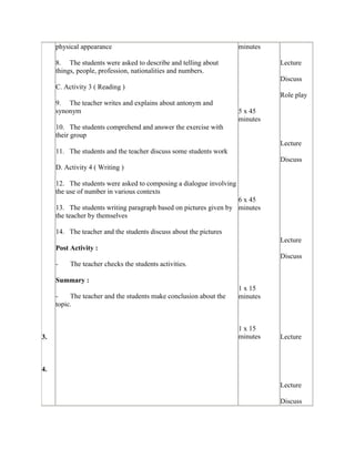 Lesson plan for smk grade x | DOCX