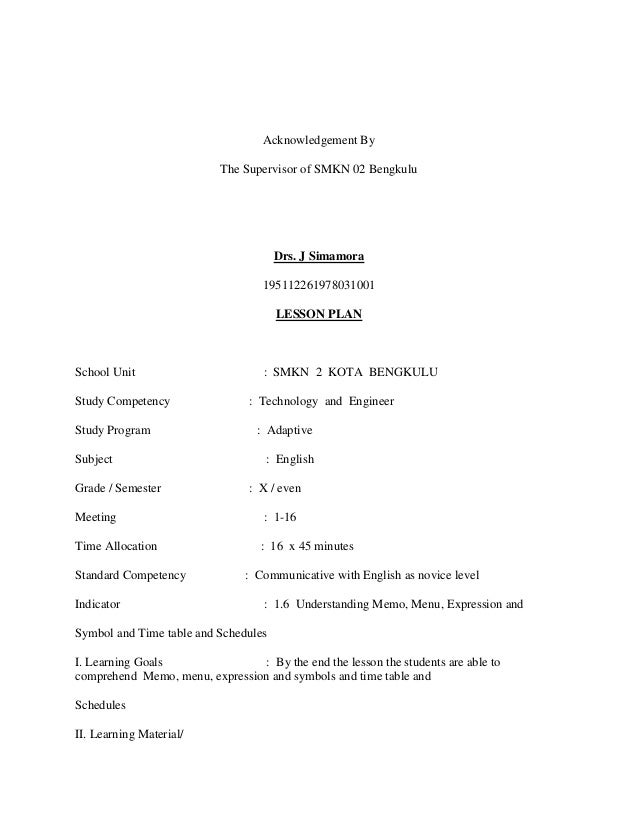 english grade plan x smk lesson for smk plan grade Lesson for x english grade plan x smk lesson for smk plan grade Lesson for x