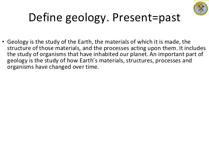 Lesson plan geology