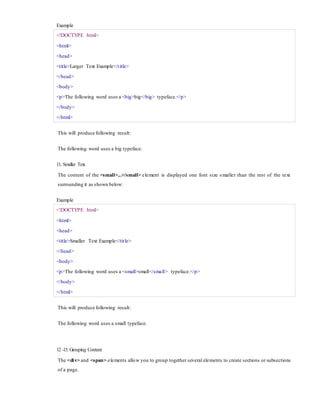 Lesson plan htmltextformattingtag | DOCX