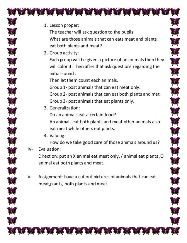 Printables Questions For Kindergarten lesson plan in science for kindergarten patricio b developing of the 2