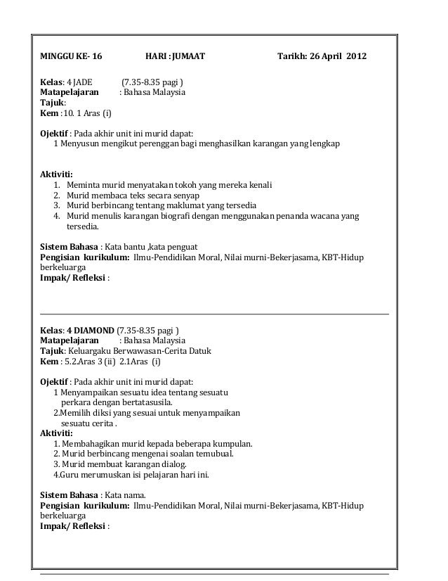 Lesson plan mummy
