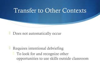Lesson Planning in Adult ESL - Types of Learning Activities | PPT