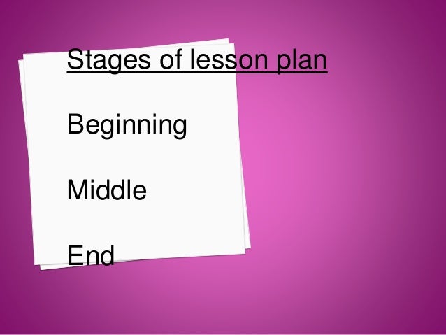 Lesson Planning