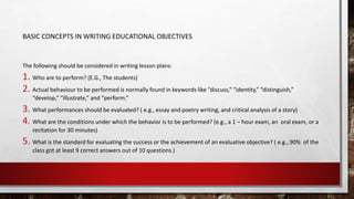 Lesson planning | PPTX