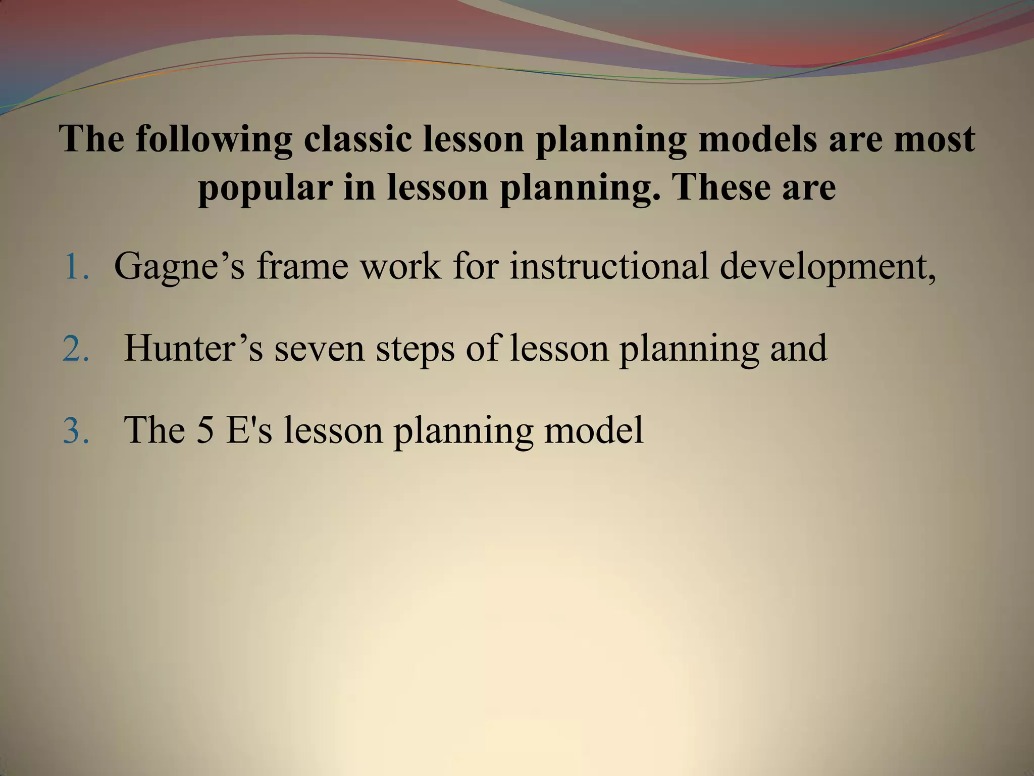 Lesson planning | PPT