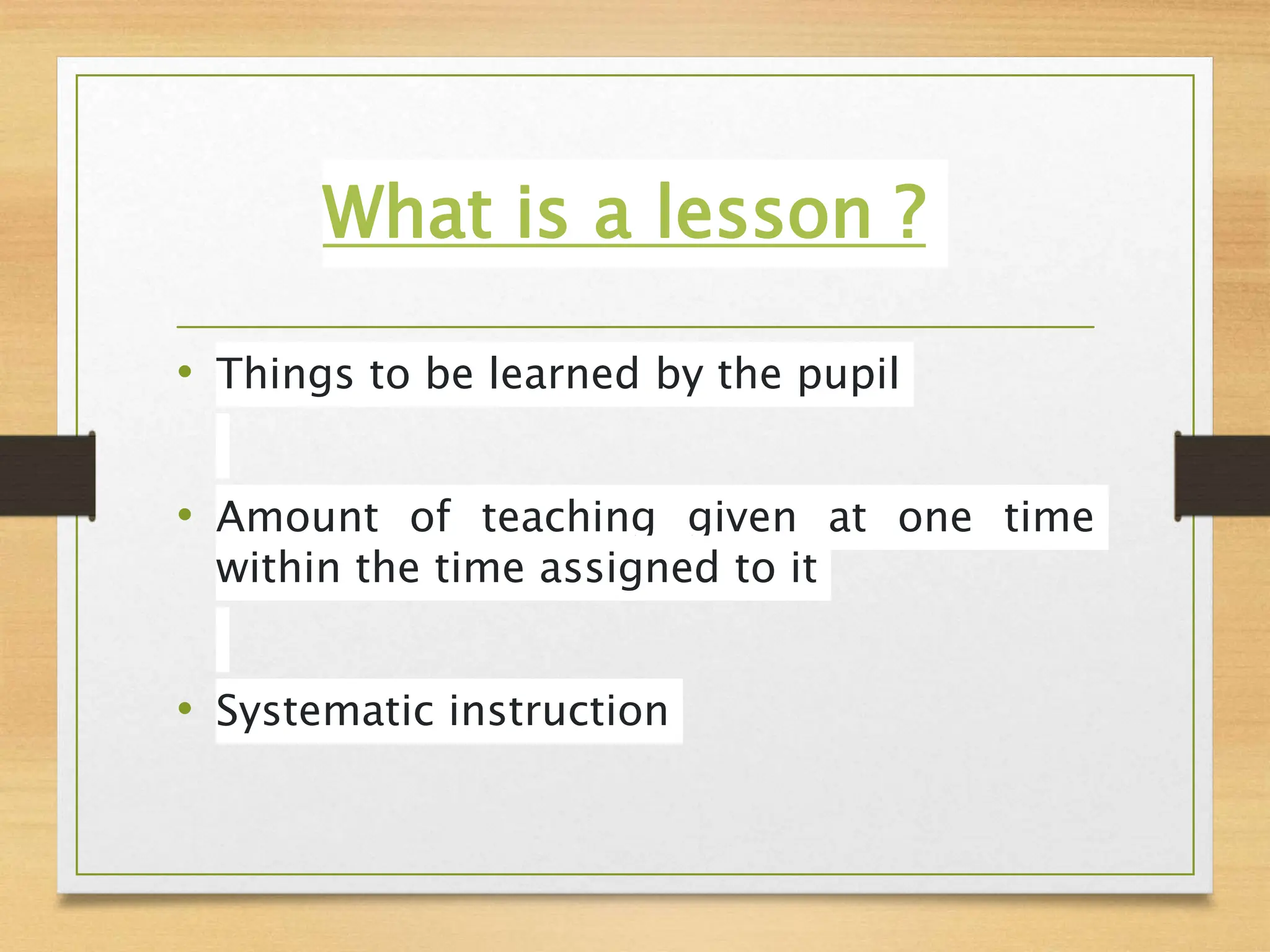 Lesson Planning in health care education | PPTX