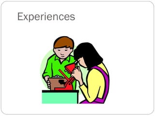 Experiences
 