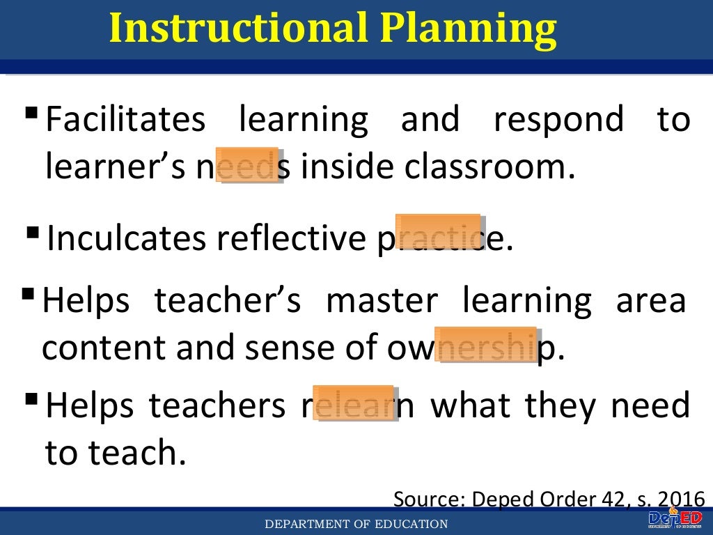 Lesson Planning for DepEd Teachers