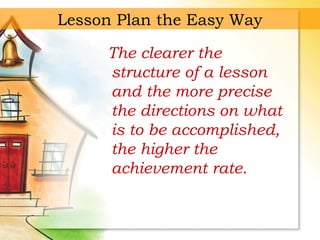 Lesson planning For Effective Teaching, Teacher Guide | PPTX