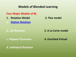 Lesson planning for blended Learning | PPTX