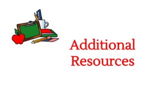 Additional
Resources
 