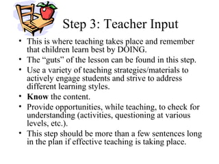 Lesson Planning - ELEM 4525 | PPT