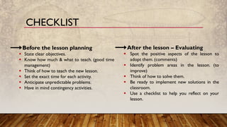Lesson planning presentation | PPT