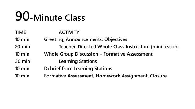 lesson planning for the 90-minute class lesson planning for the 90-minute class, Presentation templates