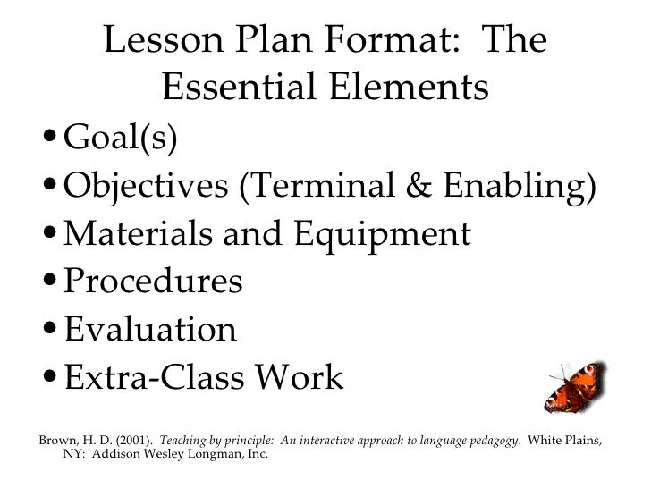 middle school lesson plan templates