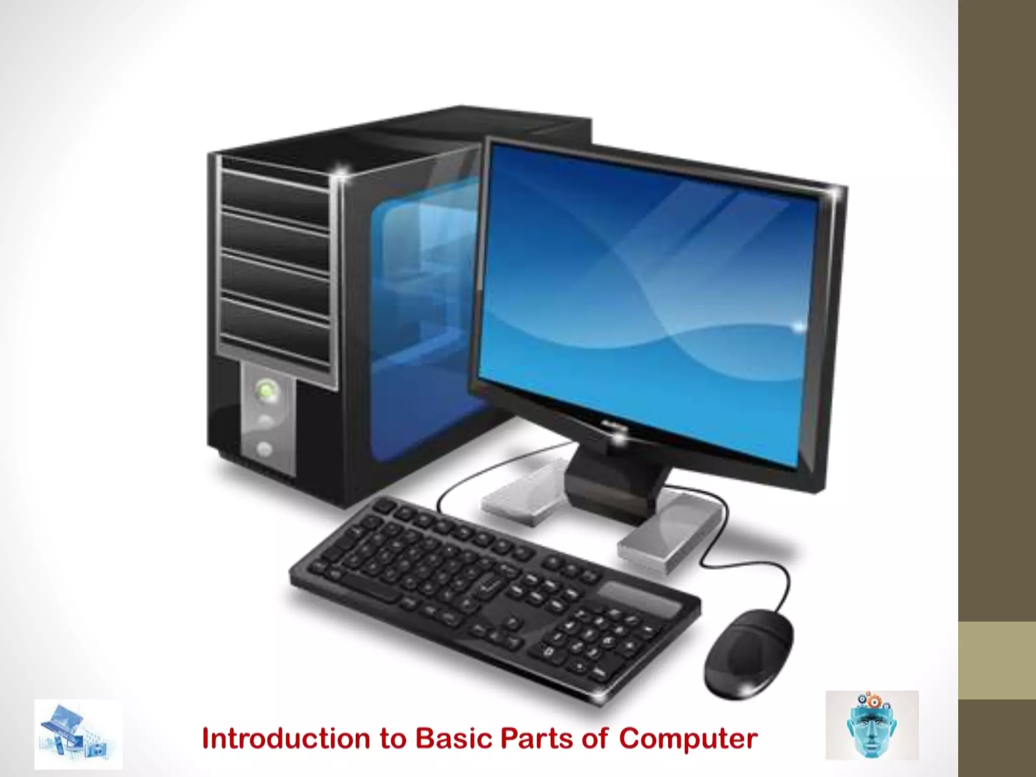 introduction to Basic parts of the computer | PPTX