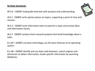 Swbat Education Example Lesson plan on dolphins | PPTX