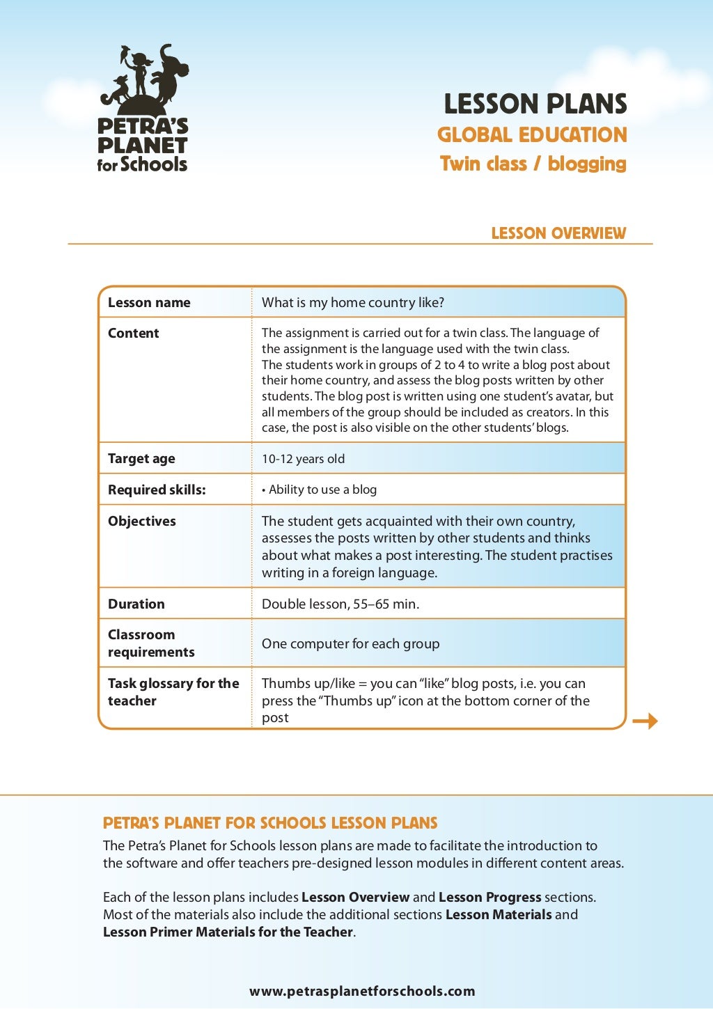 Social media education lesson plans