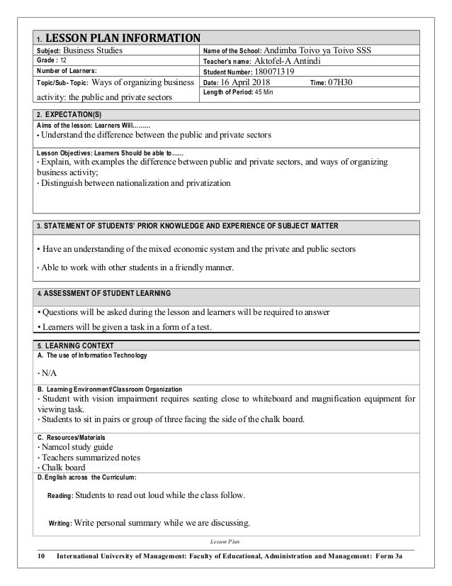 Free business plan template pdf image