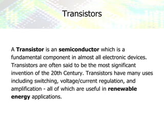 Transistors | PPT