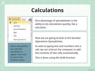 Year 6 Computing Lesson: Mastering Spreadsheets and Number Operations ...
