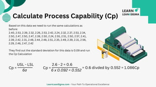 Lesson: Process Capability Index (Cp and Cpk) | PDF