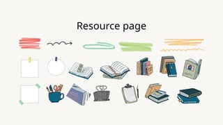 Resource page
 