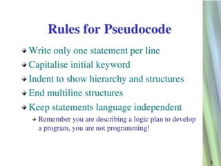 Lesson pseudocode | PPT