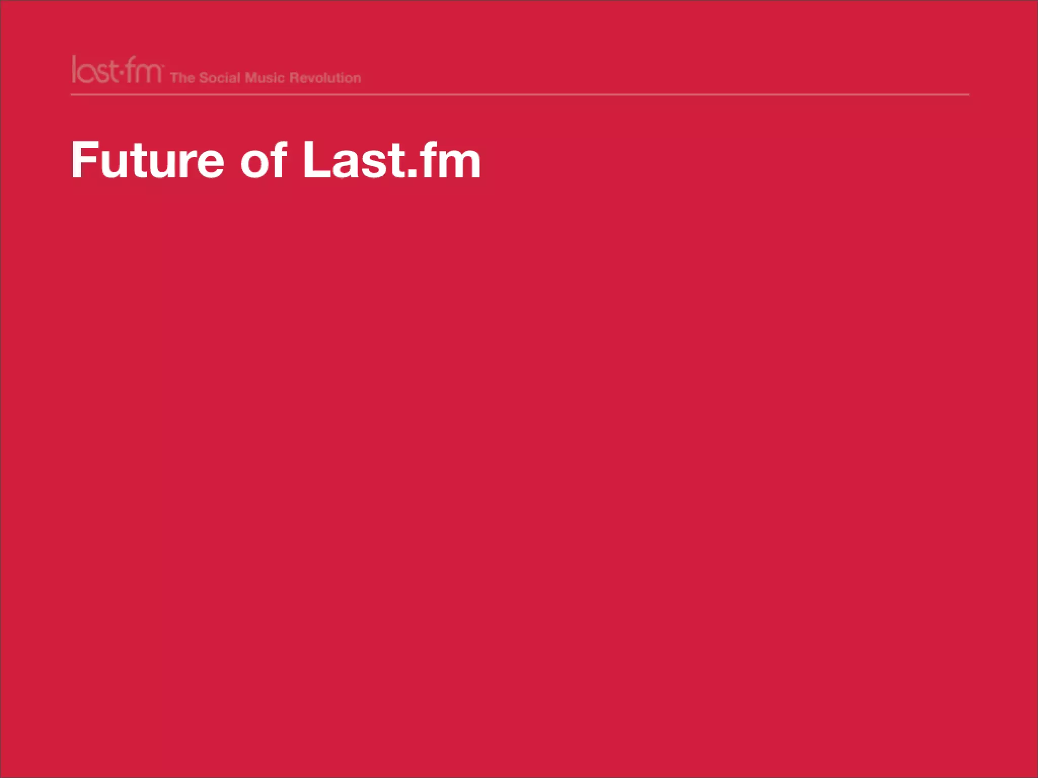 Lessons from Building world's largest social music platform