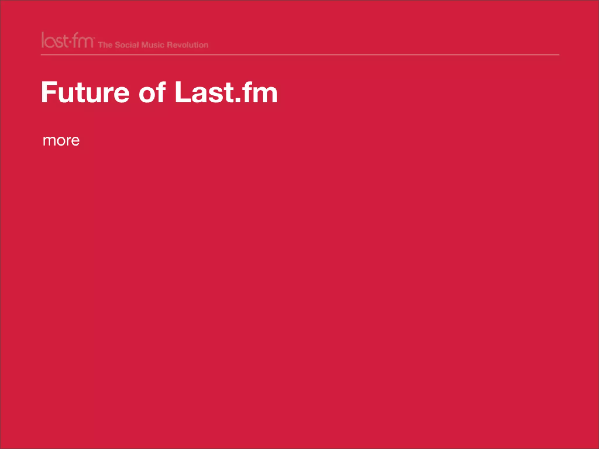 Lessons from Building world's largest social music platform