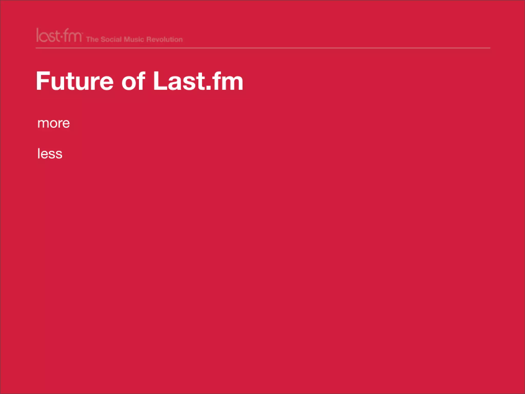 Lessons from Building world's largest social music platform