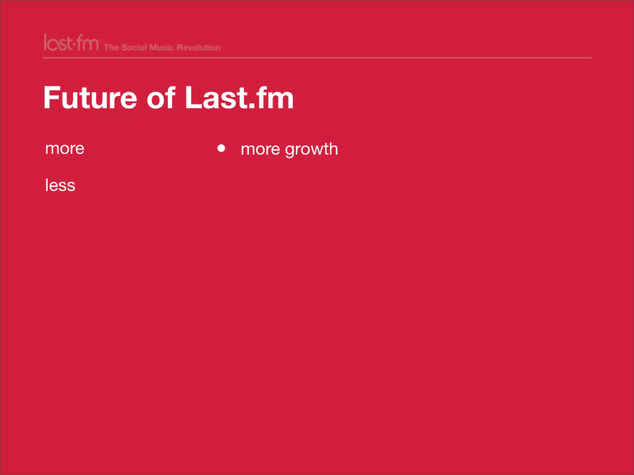 Lessons from Building world's largest social music platform