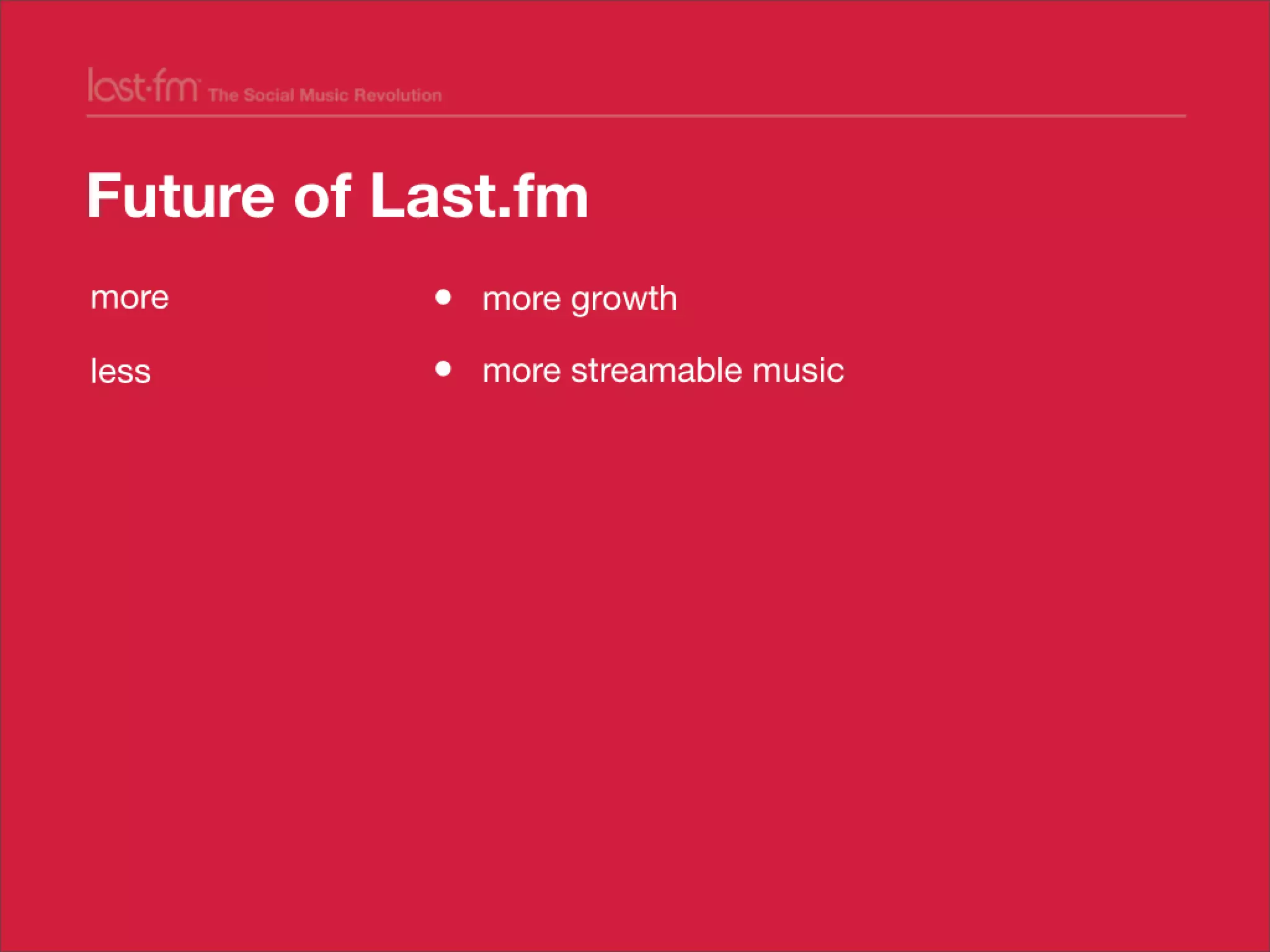 Lessons from Building world's largest social music platform