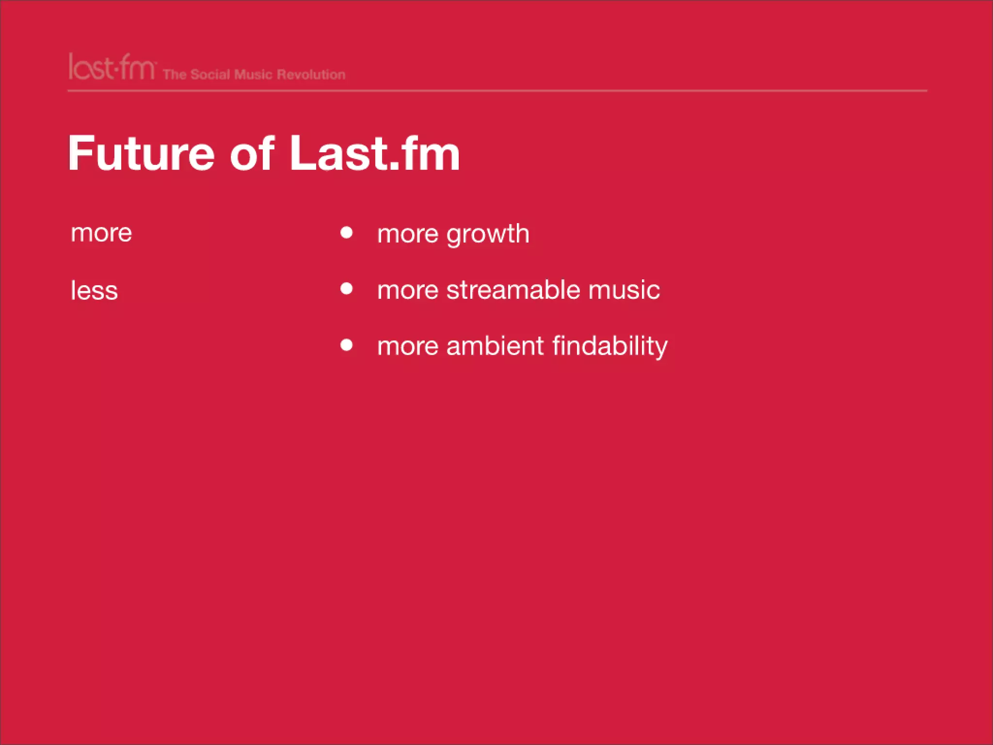 Lessons from Building world's largest social music platform