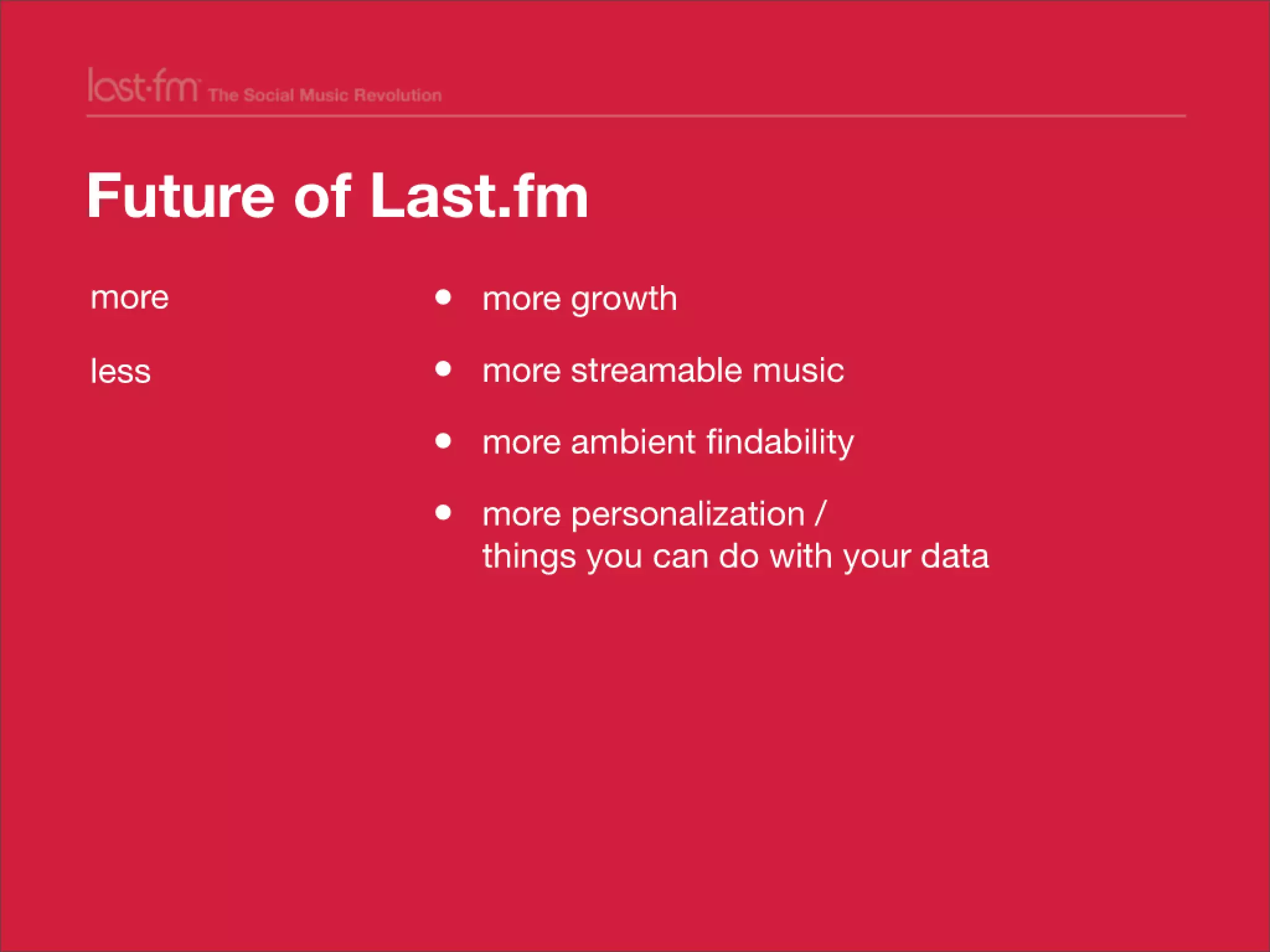 Lessons from Building world's largest social music platform