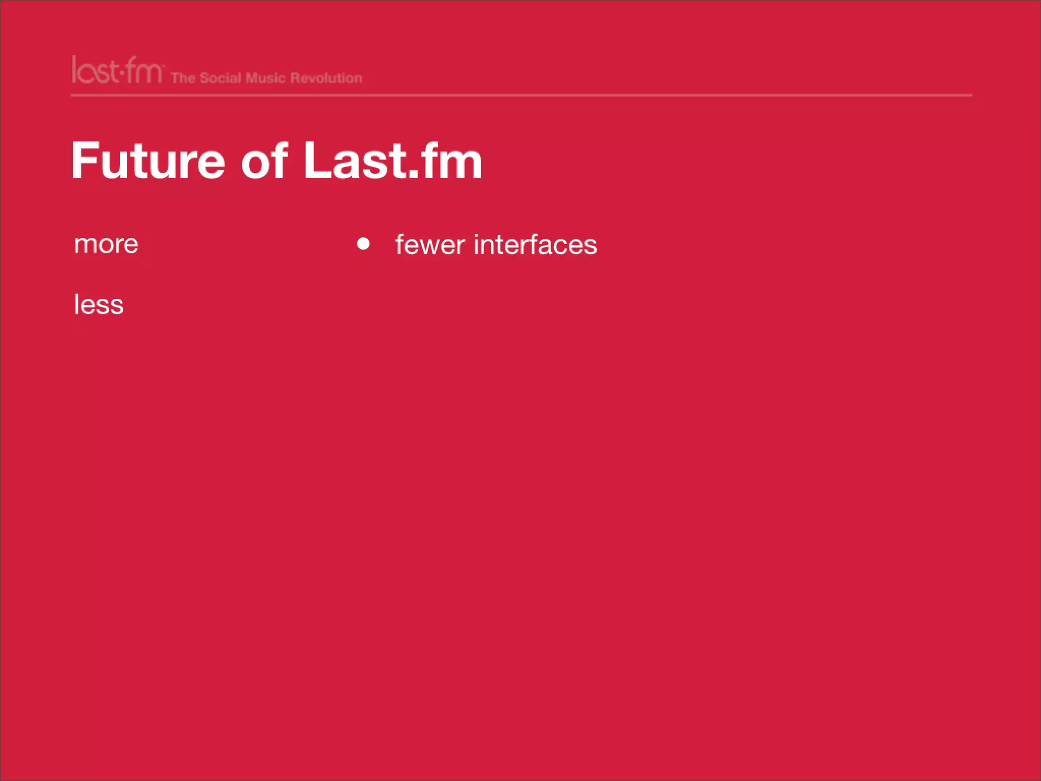 Lessons from Building world's largest social music platform
