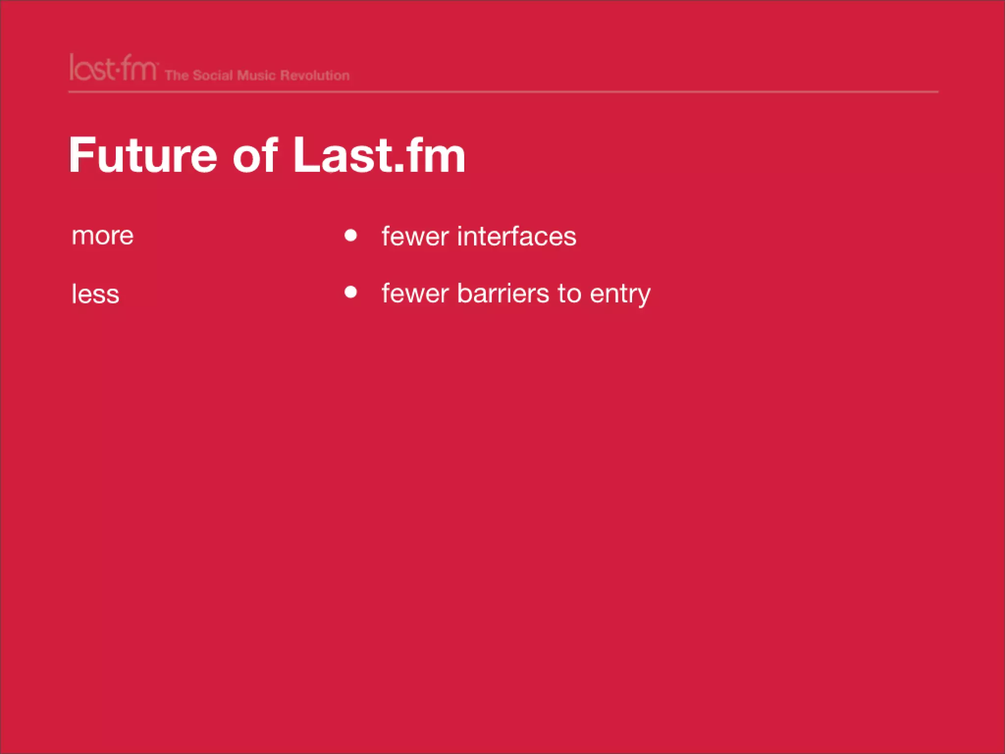 Lessons from Building world's largest social music platform