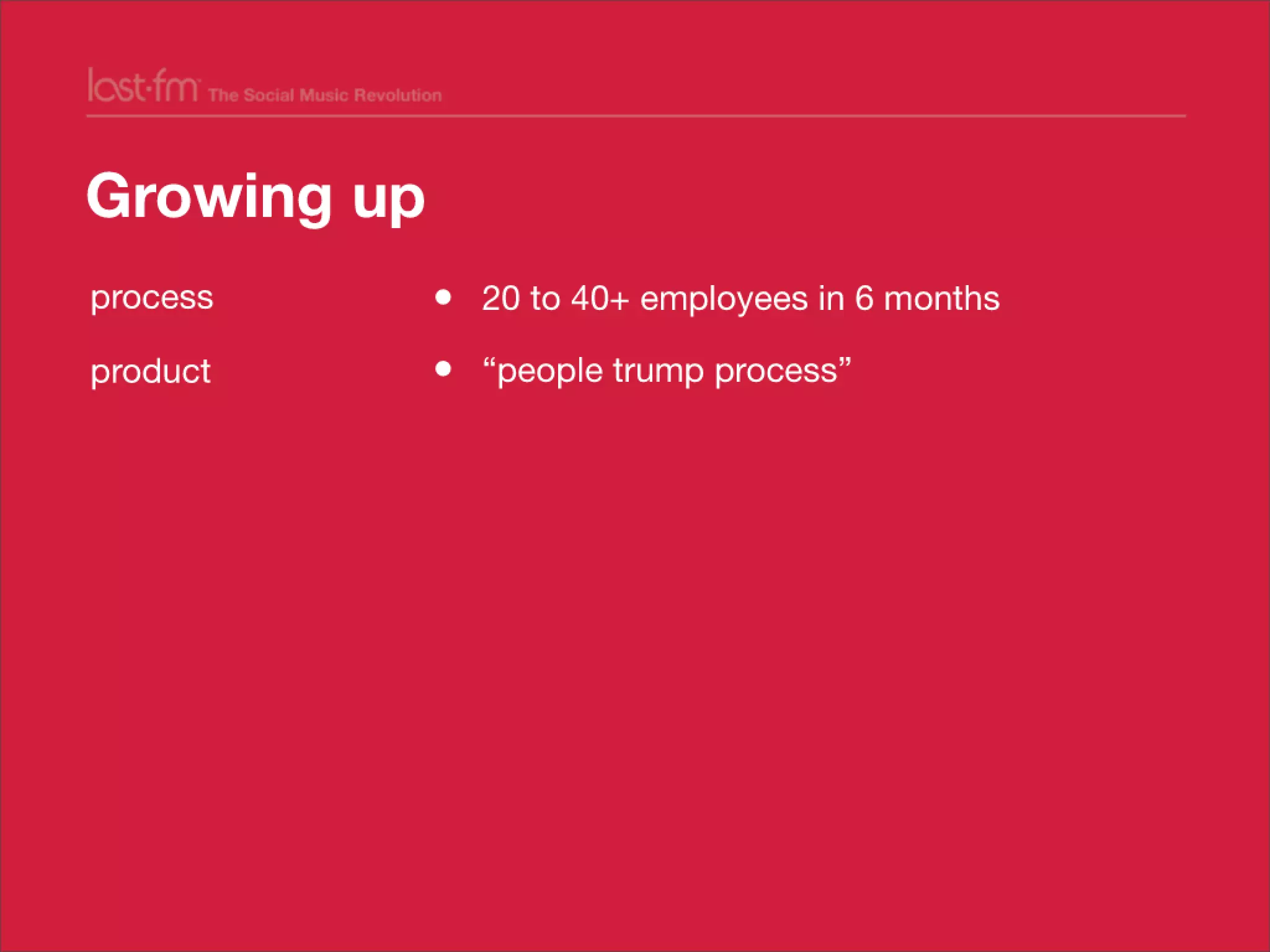 Lessons from Building world's largest social music platform