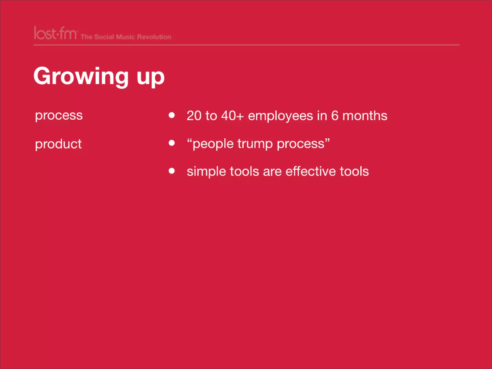 Lessons from Building world's largest social music platform