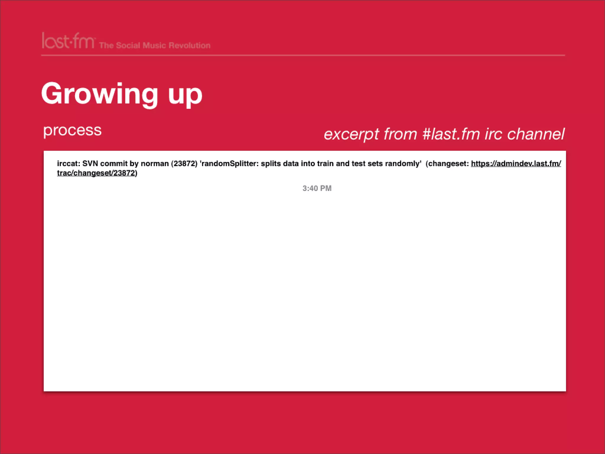 Lessons from Building world's largest social music platform