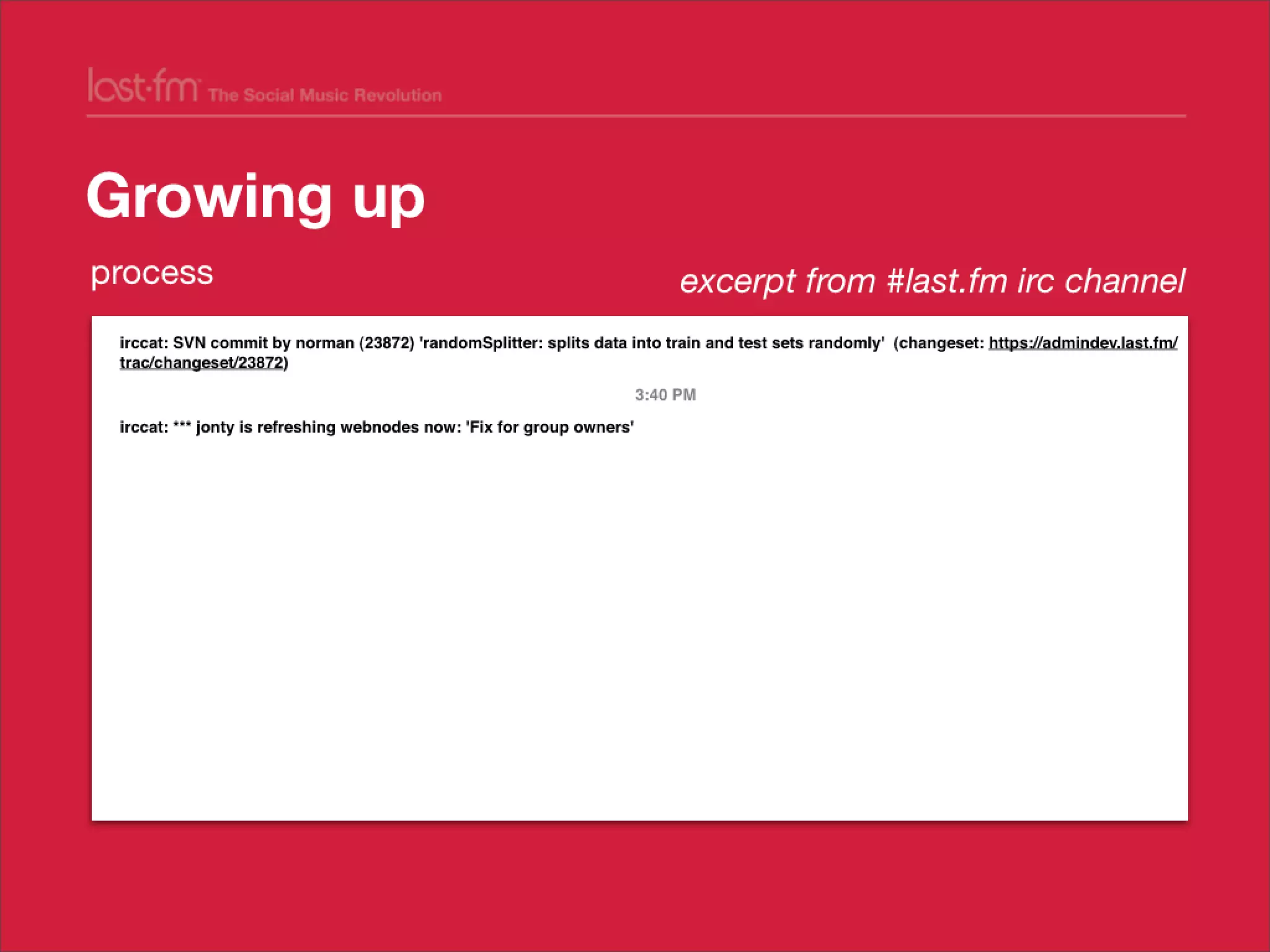 Lessons from Building world's largest social music platform