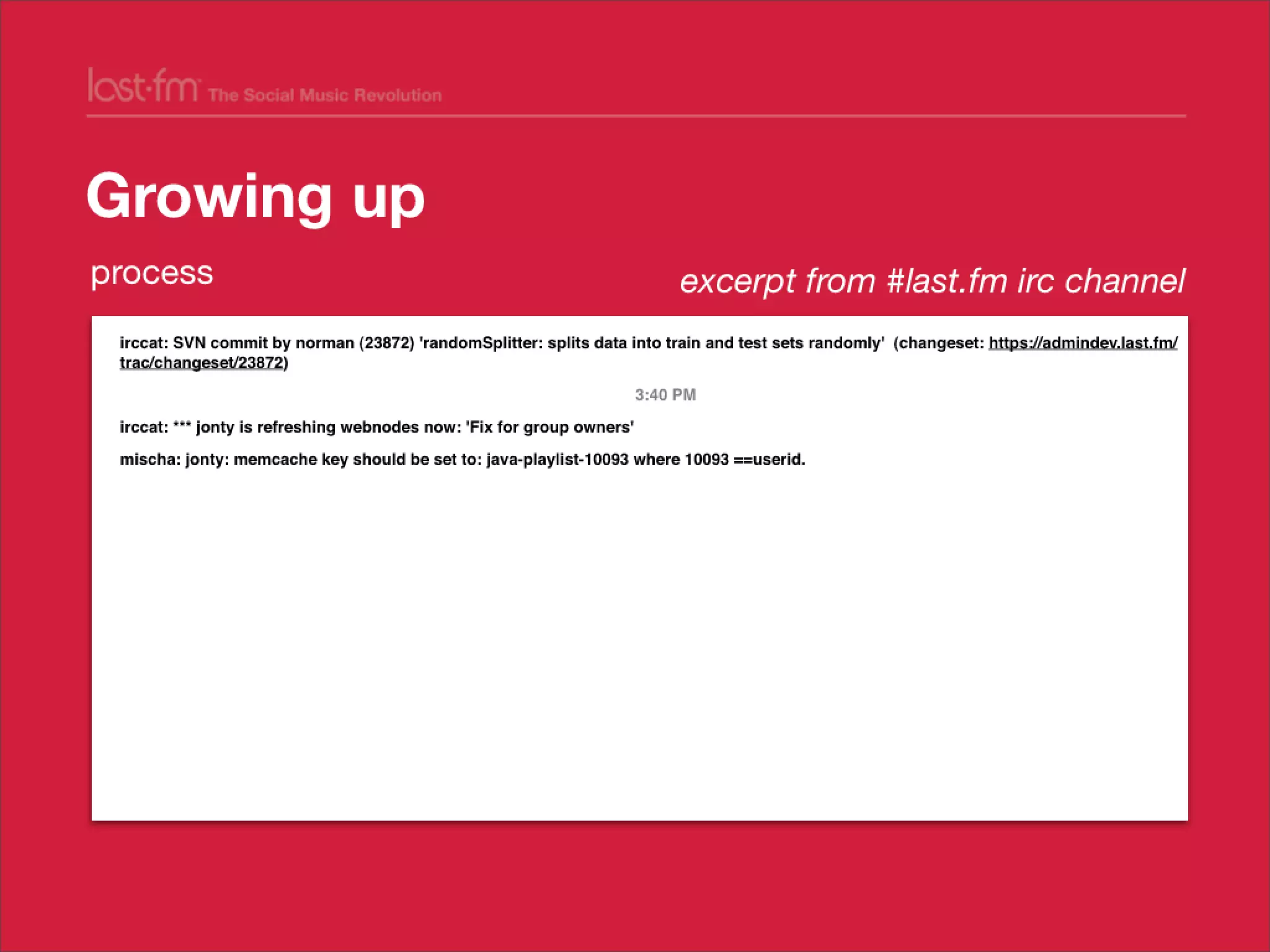 Lessons from Building world's largest social music platform