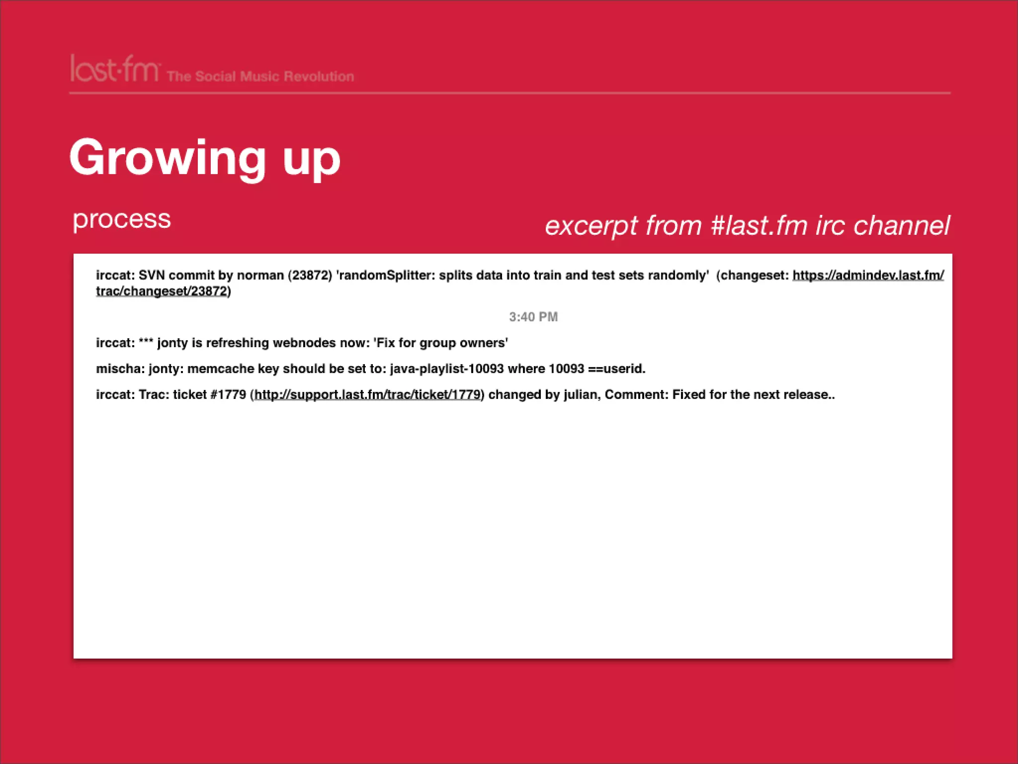 Lessons from Building world's largest social music platform