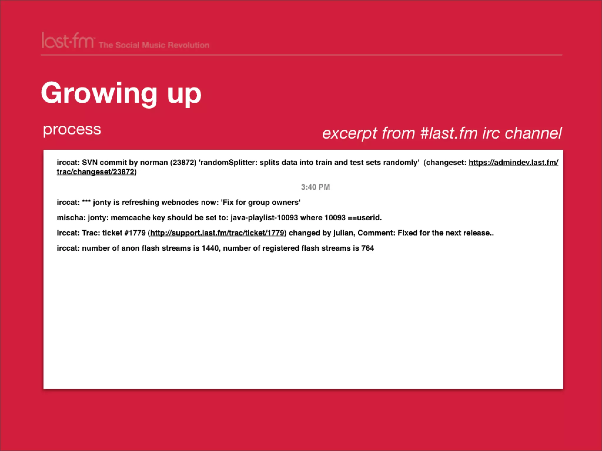 Lessons from Building world's largest social music platform