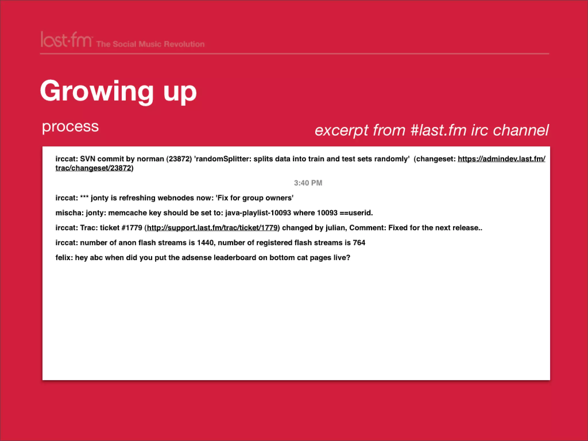 Lessons from Building world's largest social music platform