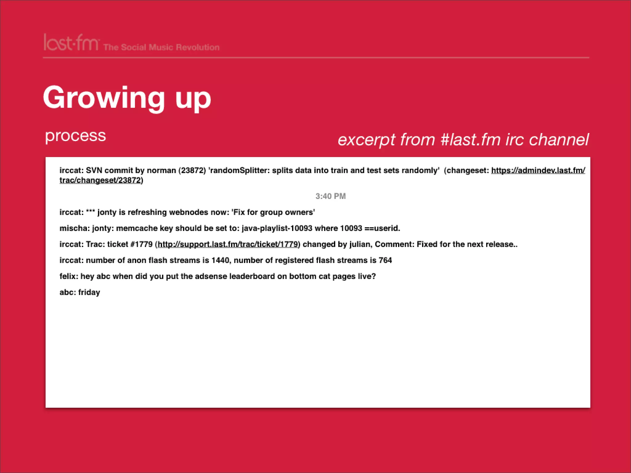 Lessons from Building world's largest social music platform