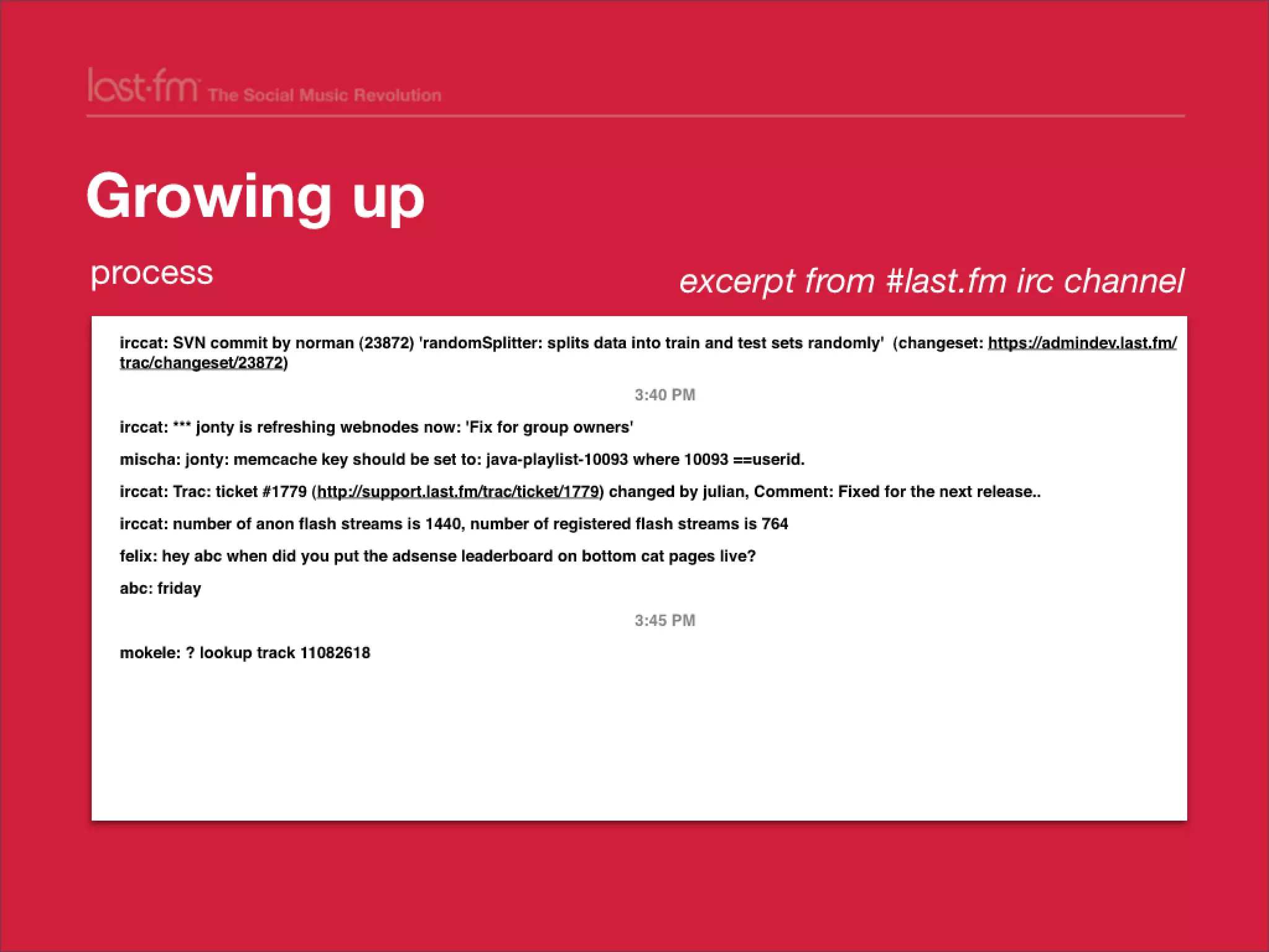 Lessons from Building world's largest social music platform