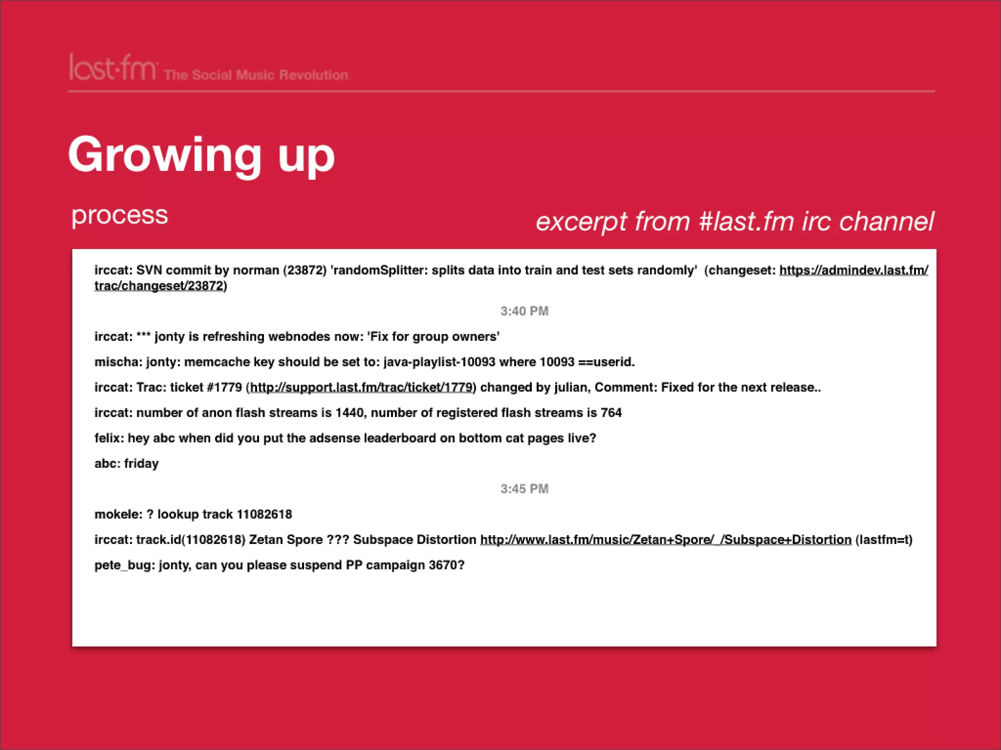 Lessons from Building world's largest social music platform