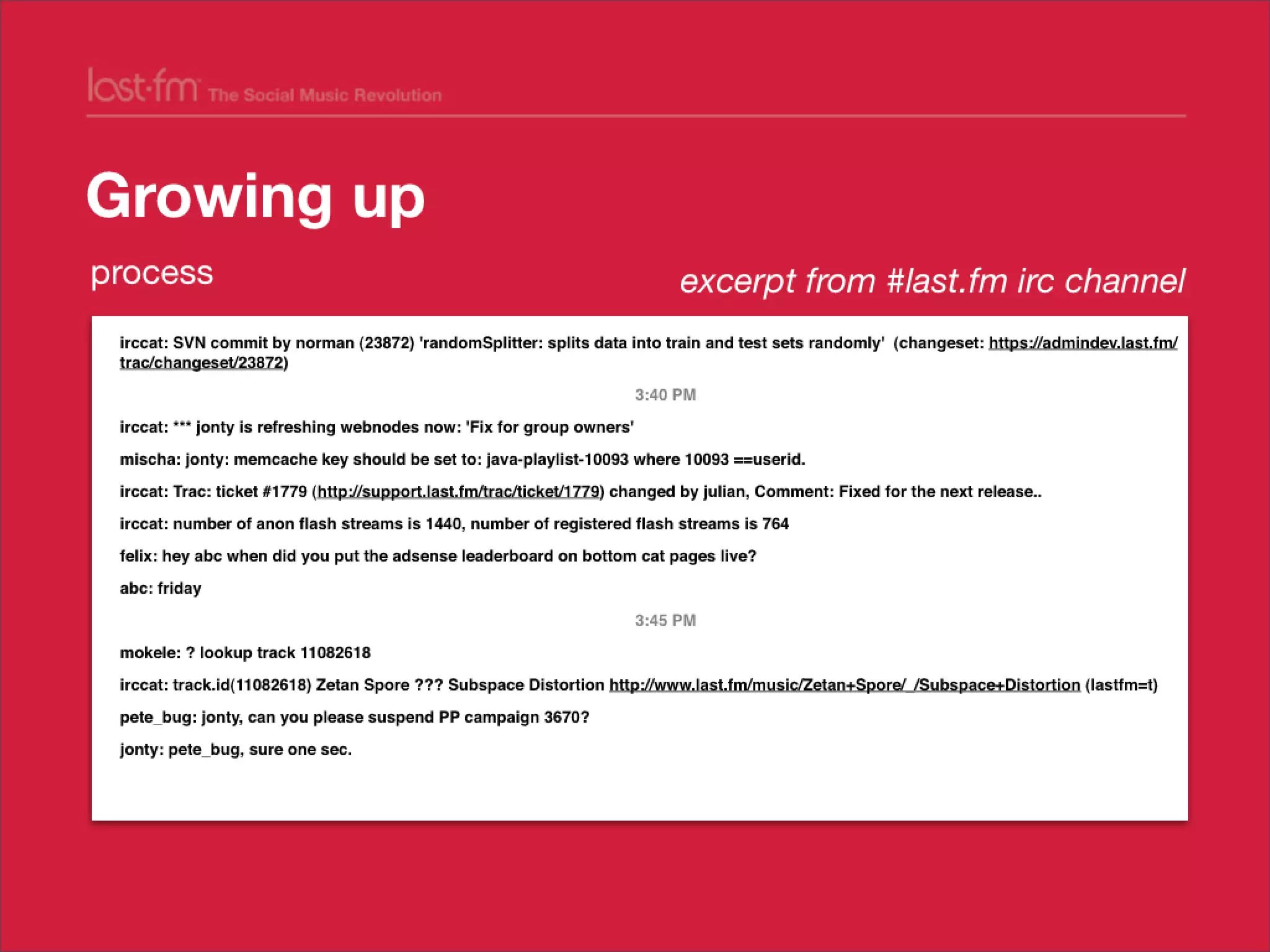 Lessons from Building world's largest social music platform